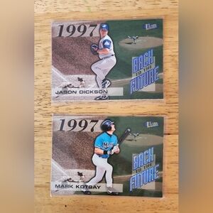 1997 Fleer Corp 002 Card Lot Fleer Ultra '98 1997 Back to the Future